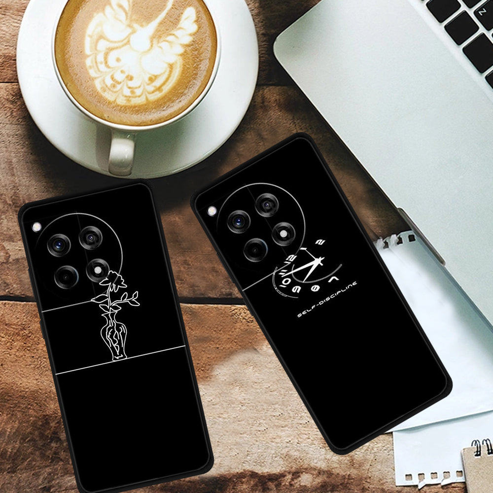 For OnePlus Ace 3 5G / 12R 5G Shockproof Case Linear Pattern Printing TPU Phone Cover For OnePlus Ace 3 5G / 12R 5G Shockproof Case Linear Pattern Printing TPU Phone Cover